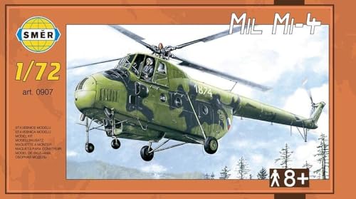 SEMAR 1/72 масштаб Советский транспортный вертолет Ми-4 «Хунд» пластиковая модель в наборе (SME72907)