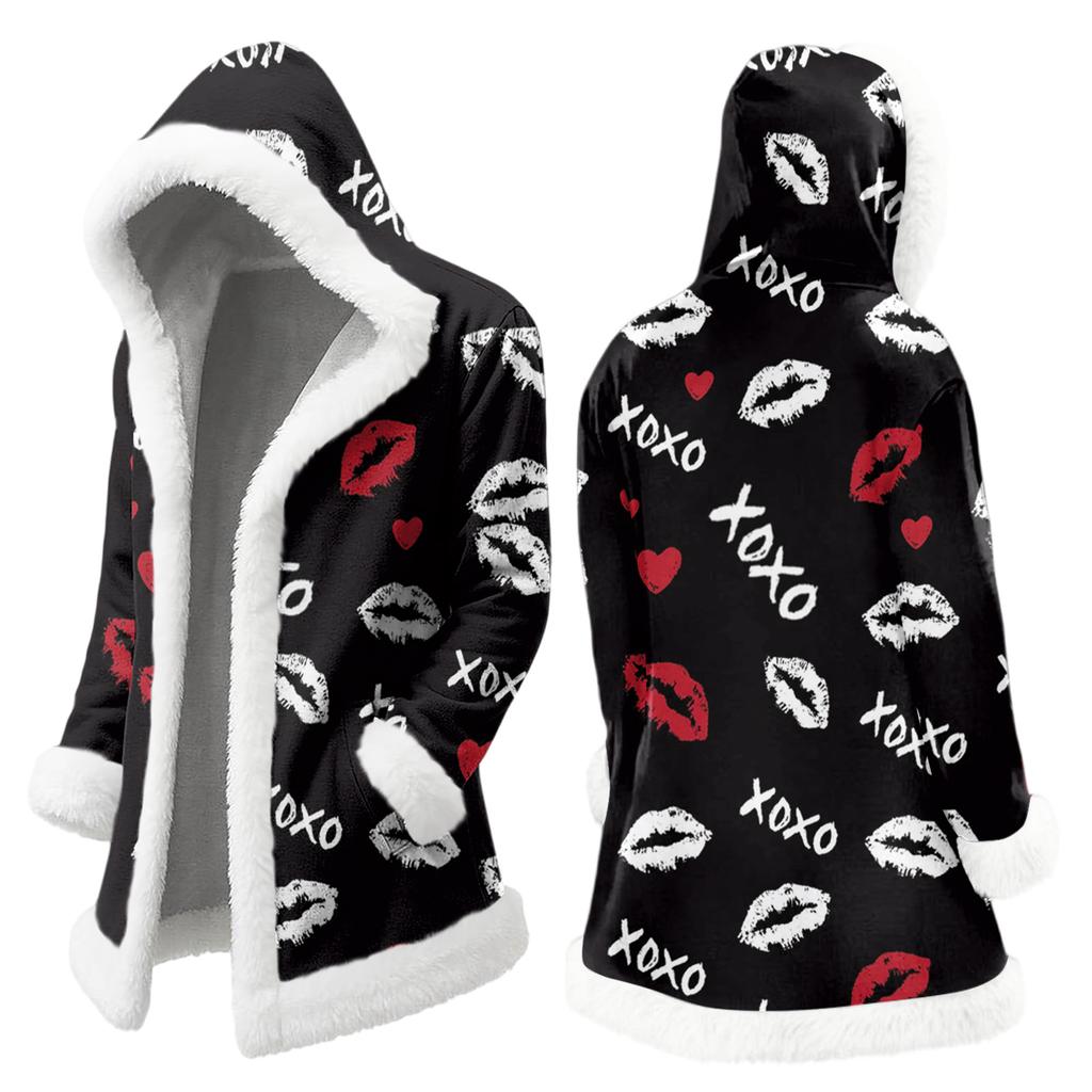 Унисекс кардиган с капюшоном и карманами, теплая верхняя одежда