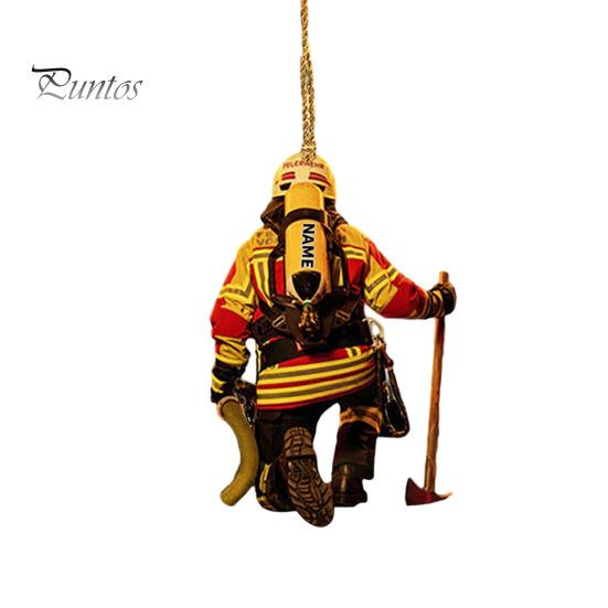 Рождественская елка, украшение пожарного со шнурком, широко используемое автомобильное зеркало заднего вида, подвеска пожарного, подвесное украшение