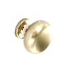Round Matte Nickel Door Knob (Pack Of 2)