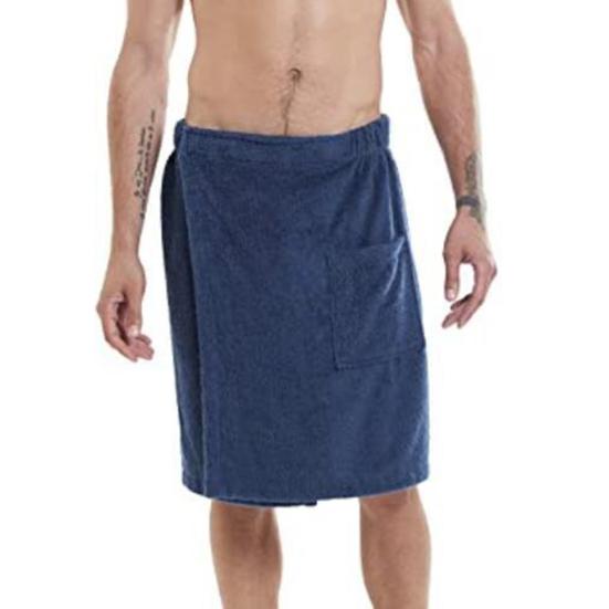 Мужской халат, банное полотенце, регулируемая эластичная талия, домашняя одежда, ночная рубашка, карман, для спорта на открытом воздухе, для плавания, тренажерного зала, спа-полотенца