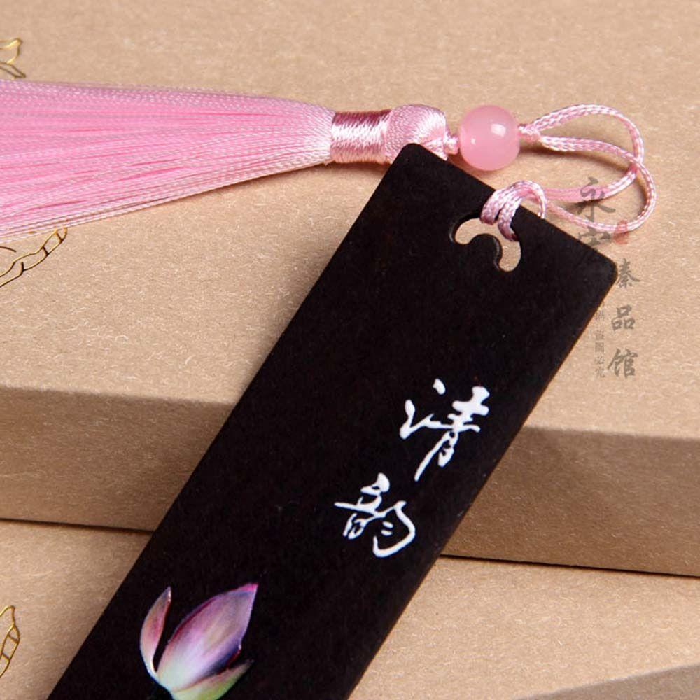 Color Painted Book Clip Ebony Pagination Mark Durable Bookmark  Students