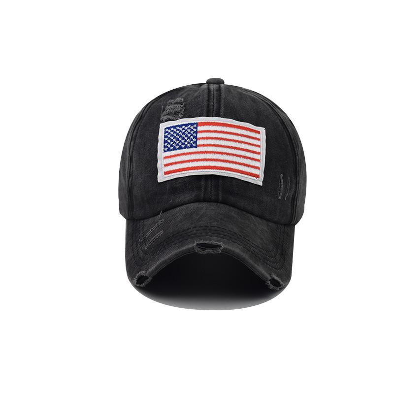 Бейсболка с национальным флагом 2021 года Кепка с перекрещенными волосами и загнутыми полями для международной торговли в стиле европейский и американский прилив Бейсболка с Днем независимости