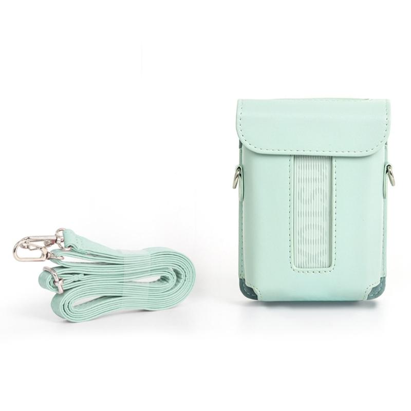 Protective Case For Mini Link 3 Smartphone Printer, PU Leather Shoulder Bag With Soft Lining Secure Storage Bag