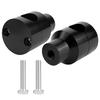 Pair Lift Handlebar Riser 22mm Aluminium Alloy for Motorcycle Modification (Black)