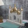 Рамадан Ид Домашние Украшения Золотой и Белый Башня Мечети Исламские Eid Mubarak Декоры Настольное Украшение Подарок для Женщин Мужчин