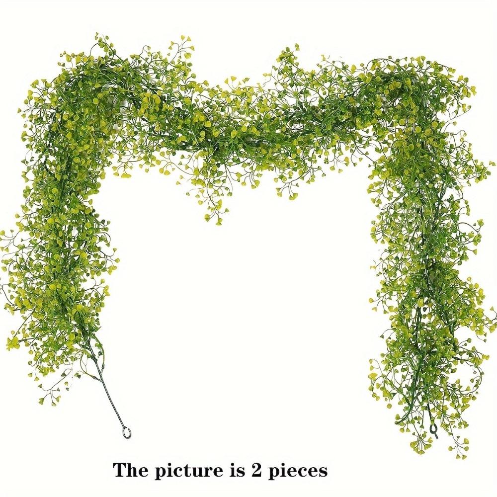 1.7 Meters Length Artificial Hanging Plant Realistic Black Fall Garland Ferns Artificial Branch Garland Fall Colors for 1PC