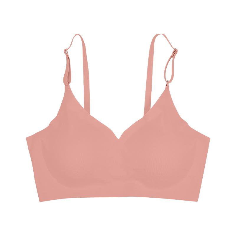 Летние мягкие бюстгальтеры для женщин бесшовные беспроводные пуш-ап мягкие базовые укороченные топы женские бралетты