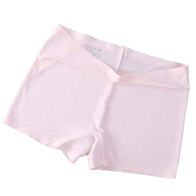 1 шт. нейлоновые утепленные шорты женские трусы-боксеры без следов трусы с высокой талией защитные трусы шелковое бесшовное дышащее нижнее белье