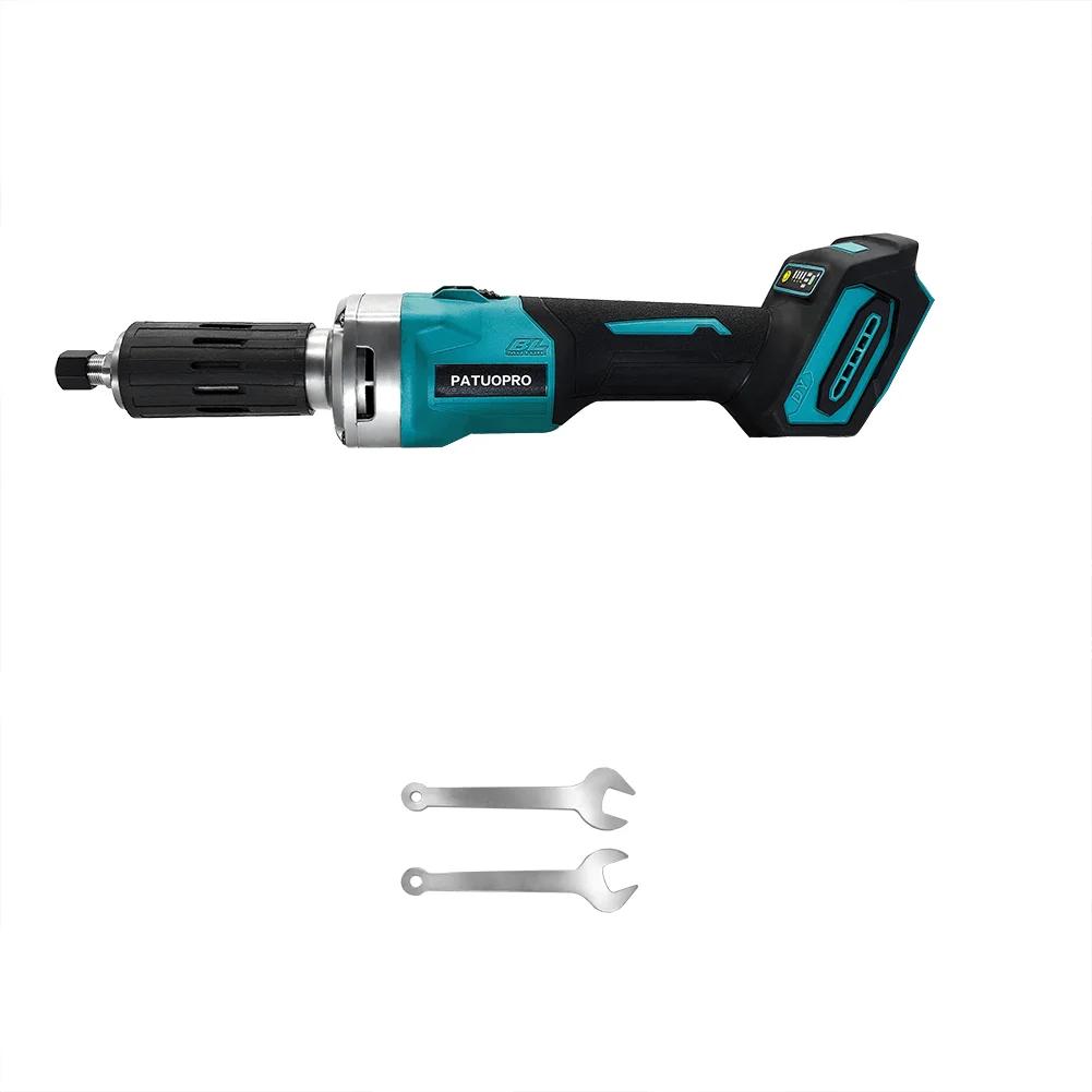 Brushless Electric Die Grinder 6mm Variable Speed Rotary Tools Cordless Engraving Power Tool For Makita 18V Battery