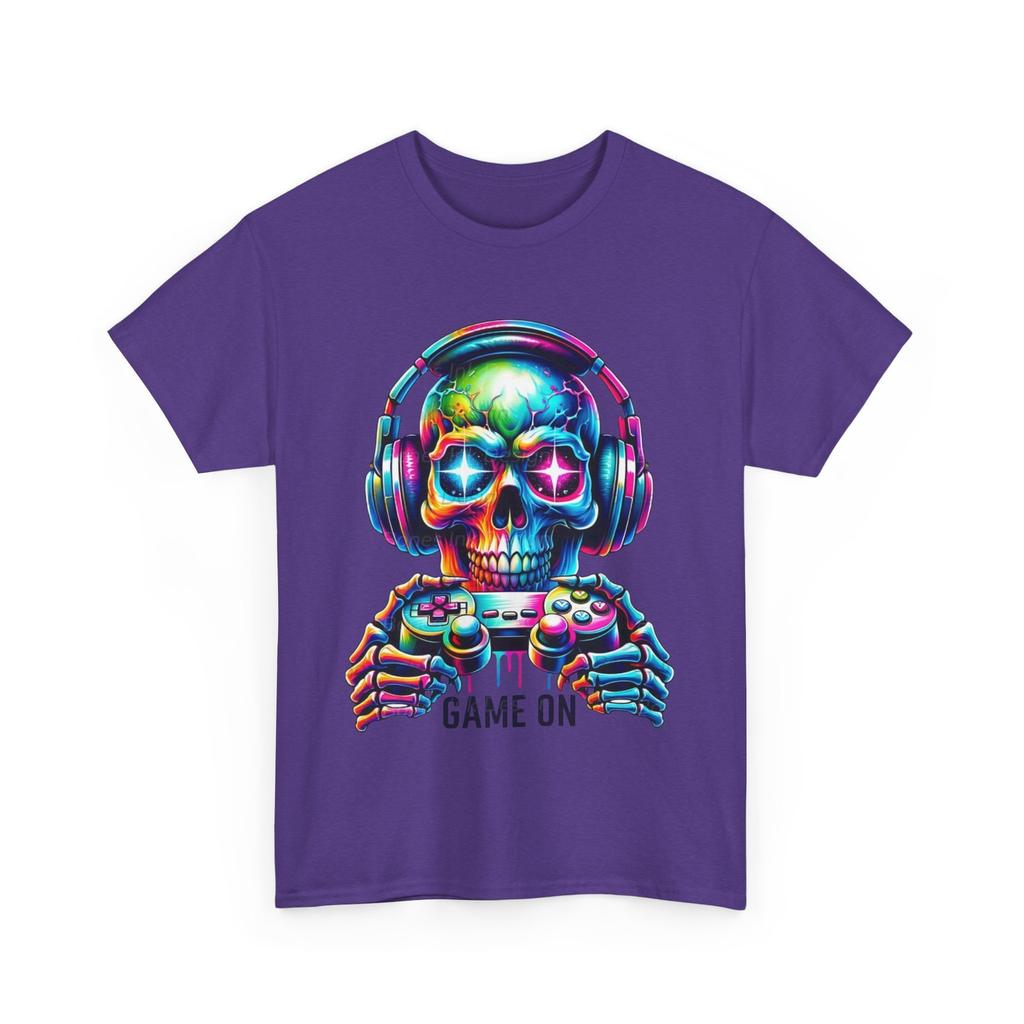 Футболка «Game On Skull» для геймеров, Игровая одежда, Подарок для геймеров