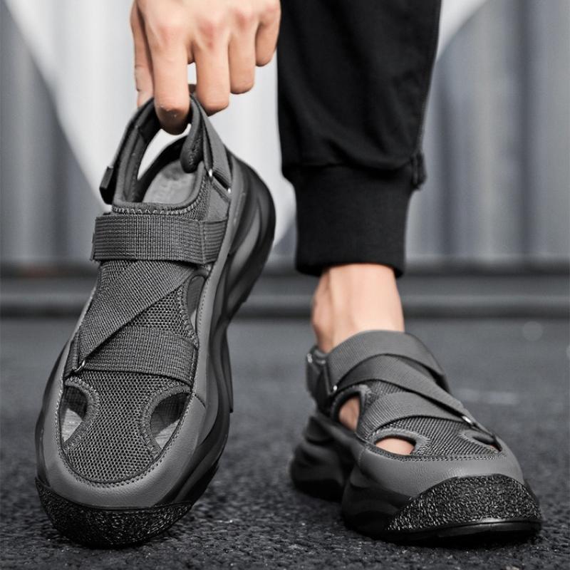 2025 Men New Breathable Sports Sandals Men's Casual Sandals Outdoor Non Slip Beach Sandals Male Platform Sandalias