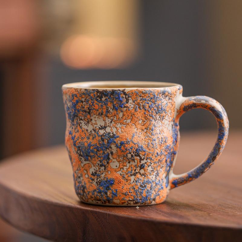 Керамическая кофейная чашка в скандинавском стиле, для послеобеденного чая, для американского латте, для латте, чашка-цветок, креативная кружка, бытовая чашка