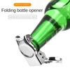 Stainless Steel  Bottle Opener Carbonated Drink Beer Multifunctional Folding Can Opener Bottle Lid Opener