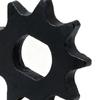T8F 9T Chain Sprocket 10×8.5mm Inner Diameter Metal Sprocket Motor Sprocket  Electric Bicycle