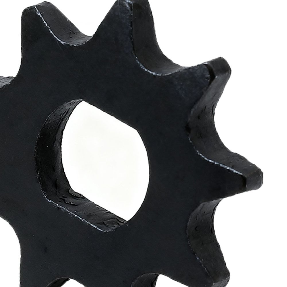 T8F 9T Chain Sprocket 10×8.5mm Inner Diameter Metal Sprocket Motor Sprocket Electric Bicycle