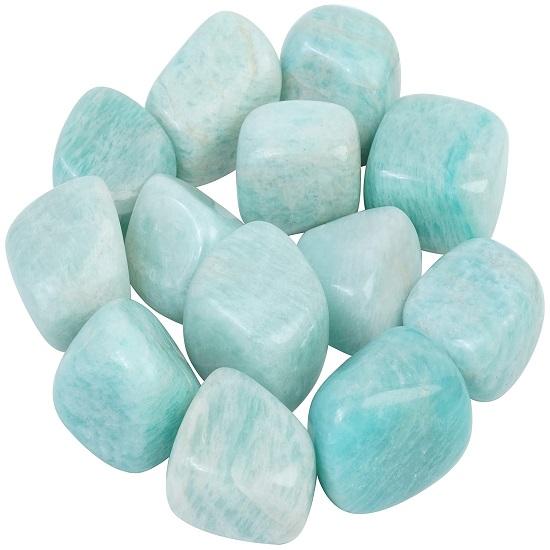 Amazonite Stones Reiki Chakra Healing Decorative Pebbles, Jewelry Stone, Vase Fillers,