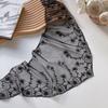 Embroidered Flower Shawl Elegant Headscarf Fashion Triangle Scarf  Women