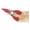 Rooster Window Corner Decor Acrylic Handcrafted Cute Funny Peeping Rooster Window Decoration for Home Balcony