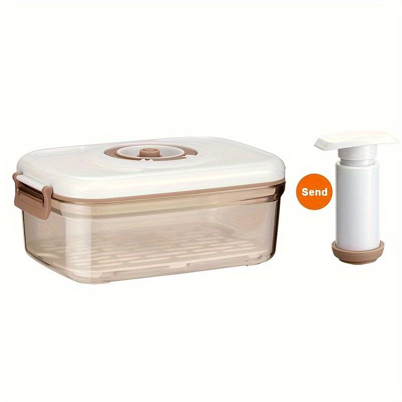 Вакуумная герметичная коробка без BPA, идеально подходит для фруктов, овощей и приготовленных блюд, идеально подходит для кафе, ресторанов и домашнего использования, большая емкость, изготовлена из пластика