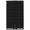 5 Ton Waste Bin Enclosure Black 345 x 79 x 117 cm Steel