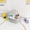 Adorable Cartoon Child Shoulder Bag Fashionable Chain Pearl Handbag For Girls