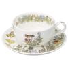 Чашка для молочного чая Noritake Блюдце 325 мл Мой сосед Тоторо Одуванчиковая серия Подходит для микроволновой печи 1 шт. Костяной фарфор и T97285A/4660-2