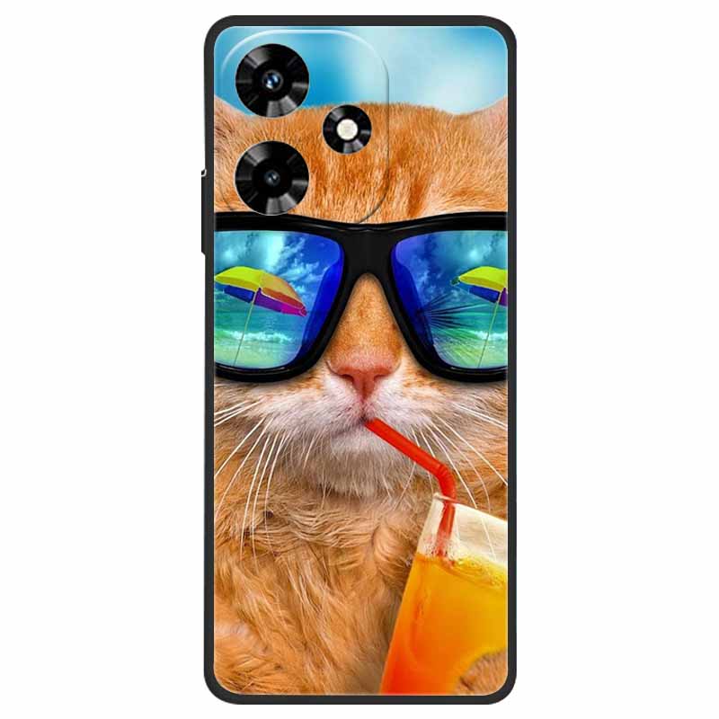 Чехол для Infinix Hot 30, противоударный, из мягкого силикона и ТПУ, задняя крышка для Infinix Hot 30 4G 5G X6831, милые мультяшные Fundas