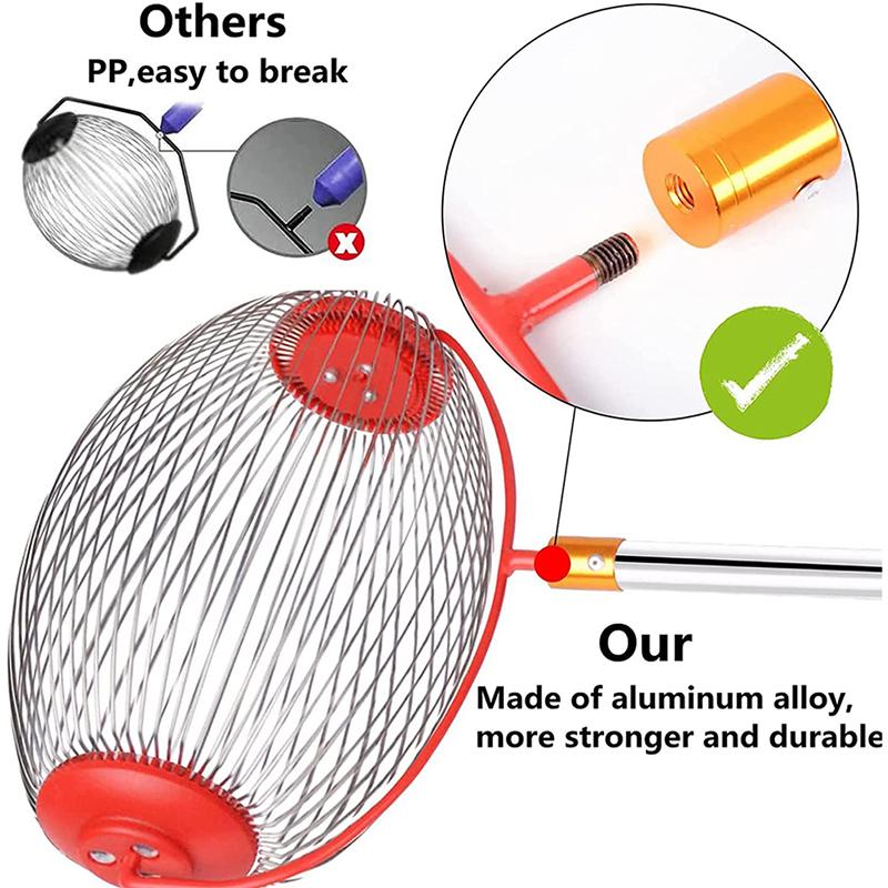 Сборщик шариков, собиратель гаек, комбайн, сборщик шариков, регулируемый многоцелевой уличный семейный сад, ручные инструменты