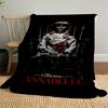 1 шт. ANNABELLE CONJURINGПлед из фланели для улицы, Мягкий плюшевый декор для пикников, кемпинга, Спальни, Игровой комнаты или Обеденного перерыва, Идеальный подарок