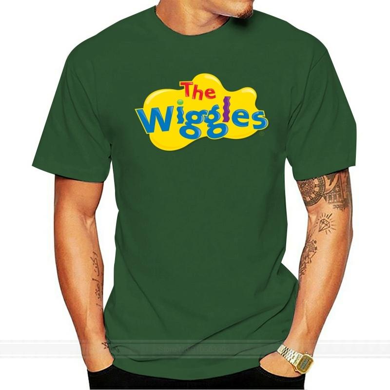 The Wiggles Logo s  TShirt men funny print women tops tee Casual Oneck tshirts