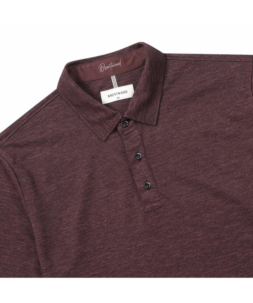 BRENTWOOD [Essentials] Стильная футболка-поло с воротником-стойкой Brtam26411Wix