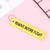 Remove Before Flight Car Key Chain Aviation Gifts Keyring Key Tag Holder