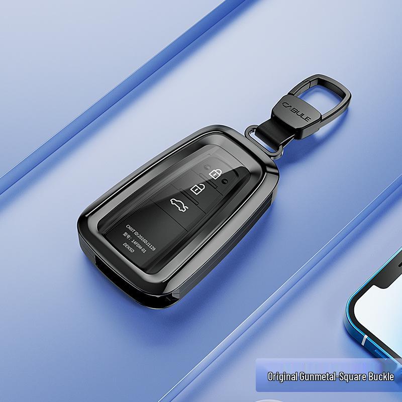 Чехол для ключа Toyota для Camry, Prado, Crown, Levin, Avalon, Highlander, RAV4 - Чехол с полной защитой