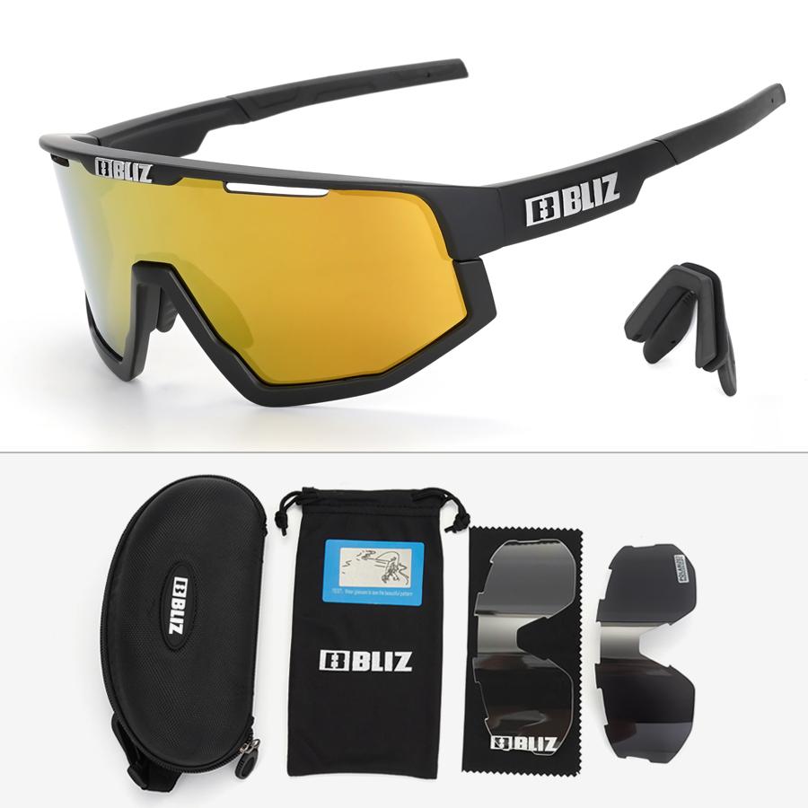Велосипедные очки BLIZ Fusion с 3 сменными линзами для шоссейного, горного велосипеда, активного отдыха, защита от УФ