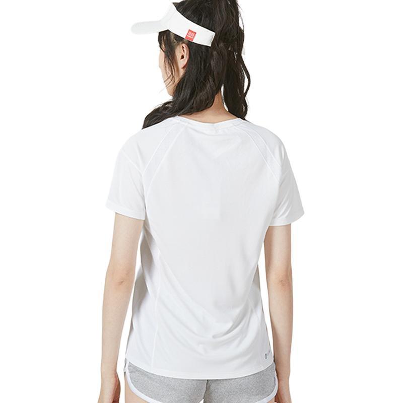 (WMNS) adidas WTR Heat.RDY T-Shirt Asia Sizing 'White Black' Women's HI3968