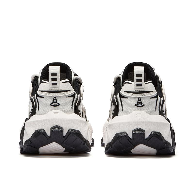 Joshua Vides X Fila Fusion Exocet Горные кроссовки Модные Универсальные Повседневные Трендовые Низкие Папины кроссовки Мужские кроссовки Белый Черный T12M511605FSB