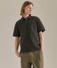 BASIC HOUSE Uni Semi-Overfit Pique Polo Shirt Dark Grey Lyts3104