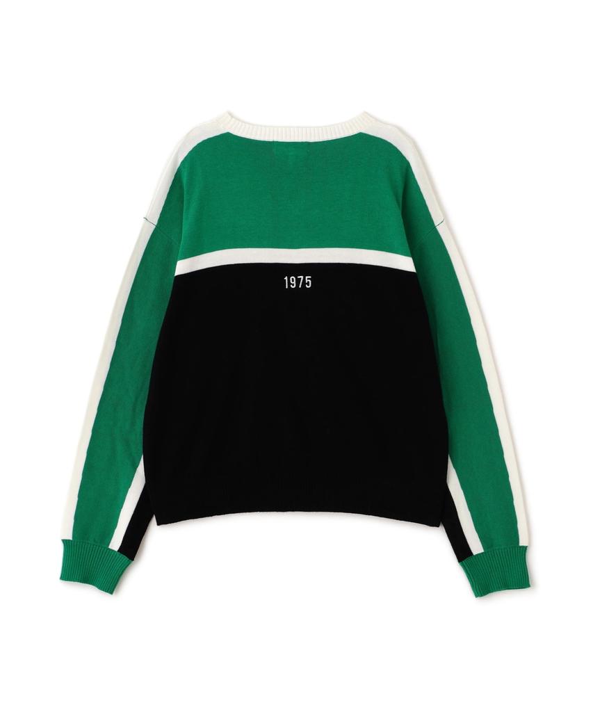 AVIREX MULTI-TONE KNIT PULLOVER women's F 010 black 783-6140601