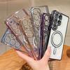 Прозрачный чехол для телефона с блестками и бриллиантами для Samsung Galaxy S26 Plus S25 S24 S23 Ultra Plus S24 FE S25 Edge Блестящая крышка