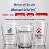 Jinwuyuan Disposable Clear Plastic Cups (120-Pack)
