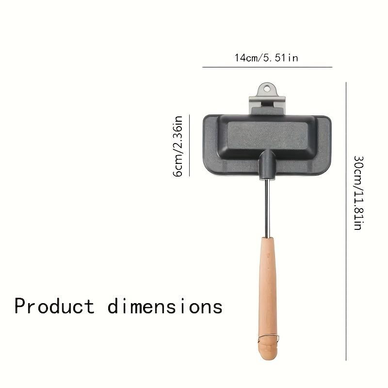 Сэндвичница с антипригарным покрытием и легкой в очистке алюминиевой откидной сковородой – универсальная сковорода для приготовления жареного сыра, блинов, сэндвичей