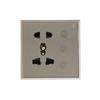 Умная розетка-выключатель Smart Graffiti с Wi-Fi/Zigbee, голосовым управлением, подсветкой, однополюсная/двухполюсная, с пятидырочным таймером.