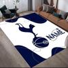 Custom Name,Tottenham Hotspur Home Sofa Decoration for Living Room & Bedroom, Non‑Slip Play Flannel Floor Mat for Game Room