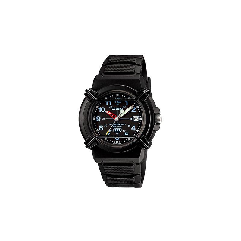 Casio Серия YOUTH-дисковый трехстрелочный, десятилетняя батарея, легкий и противоударный, кварцевый механизм, полимерный ремешок, японский и корейский HDA-600B-1B