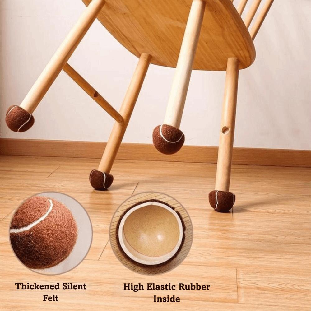 4 шт. Легкая установка Чехлы для стола и стульев Бесшумные Накладки на ножки стола и стульев Подставки для ног Защита столов