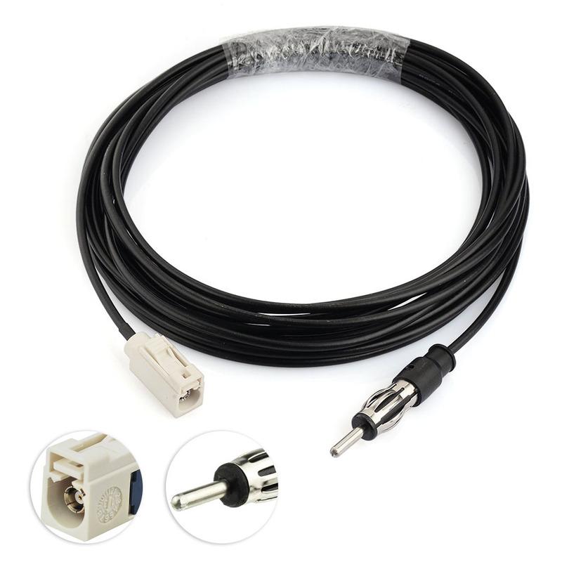Eightwood Car DAB+FM Radio Stereo Amplified Aerial Roof Mount Shark Fin SMB Antenna Replacement Cable for Pioneer Sony DAB Kit