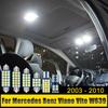 For Mercedes Benz Viano Vito W639 2003-2006 2007 2008 2009 2010 8PCS Car Reading Lights Vanity Mirror Glove Box Lamps Trunk Bulb