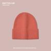 Hat Women's autumn and winter wool hat High quality solid color warm ear protection cold hat Small knitted hat