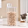 Sealed Food Storage Container Transparent Airtight Grain Canister Food Storage Bin with Pour Spout for Rice Beans Flour Snacks Kitchen